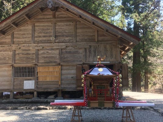 200409御神輿の修繕完了ー白山中居神社