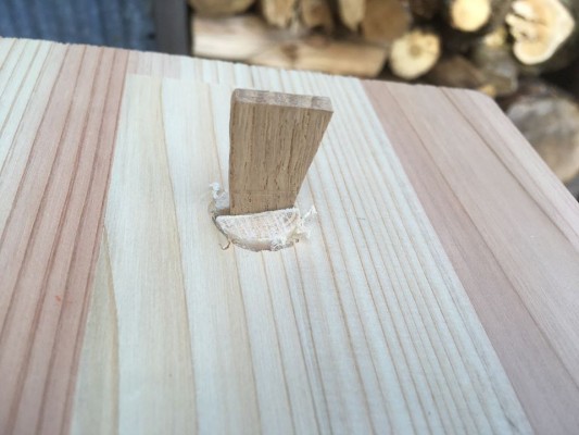 200411栗の楔ー椅子作り